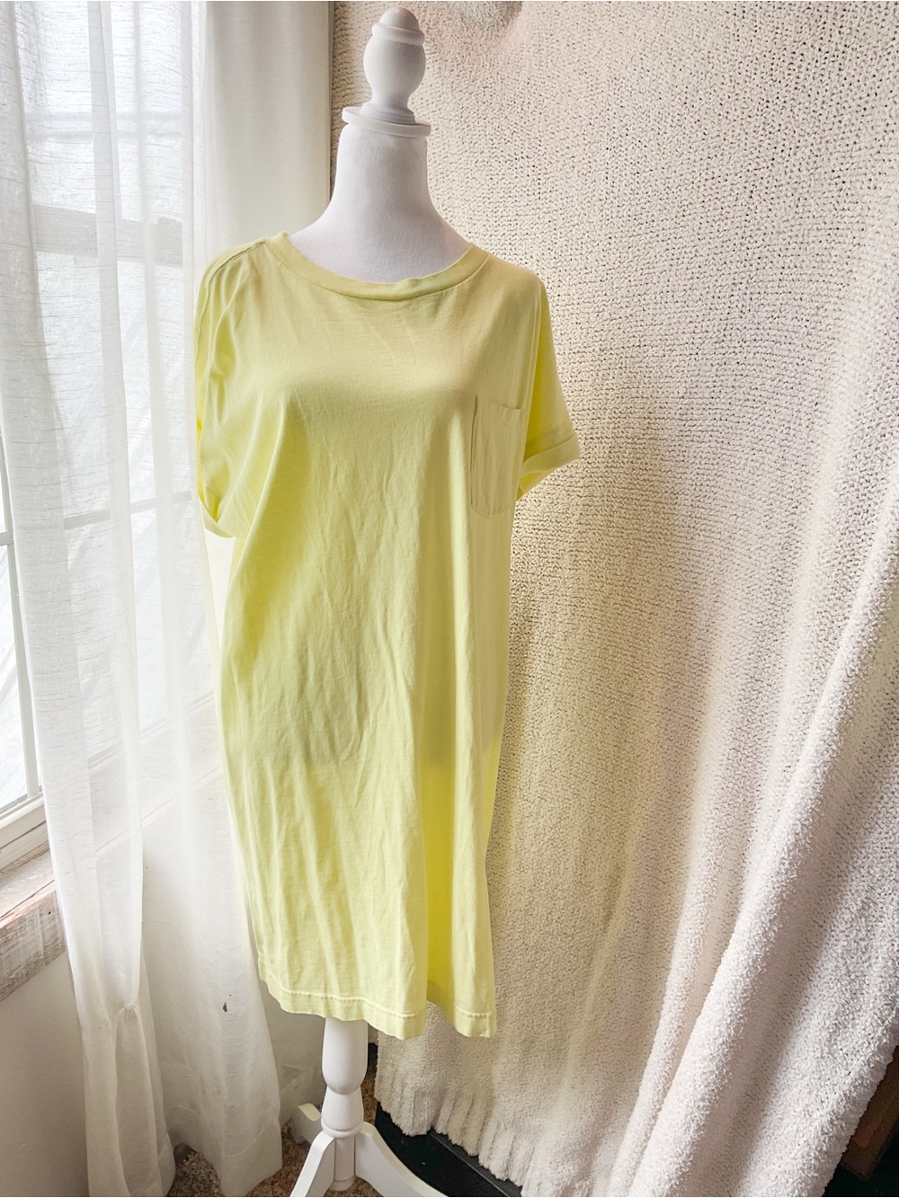 Universal Thread Pastel Yellow Tee Dress